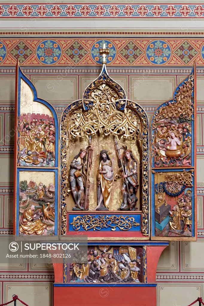 St John's altar, Friesach Dominican church or church of St. Nicholas, Friesach, Carinthia, Austria