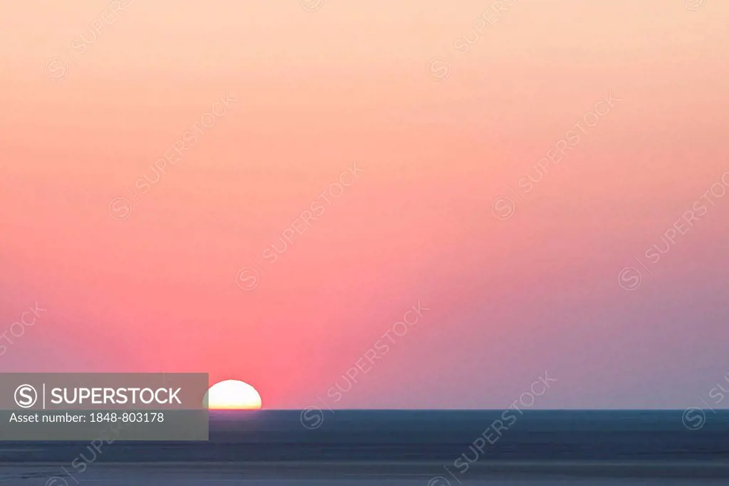 Sunrise over the Etosha Pan