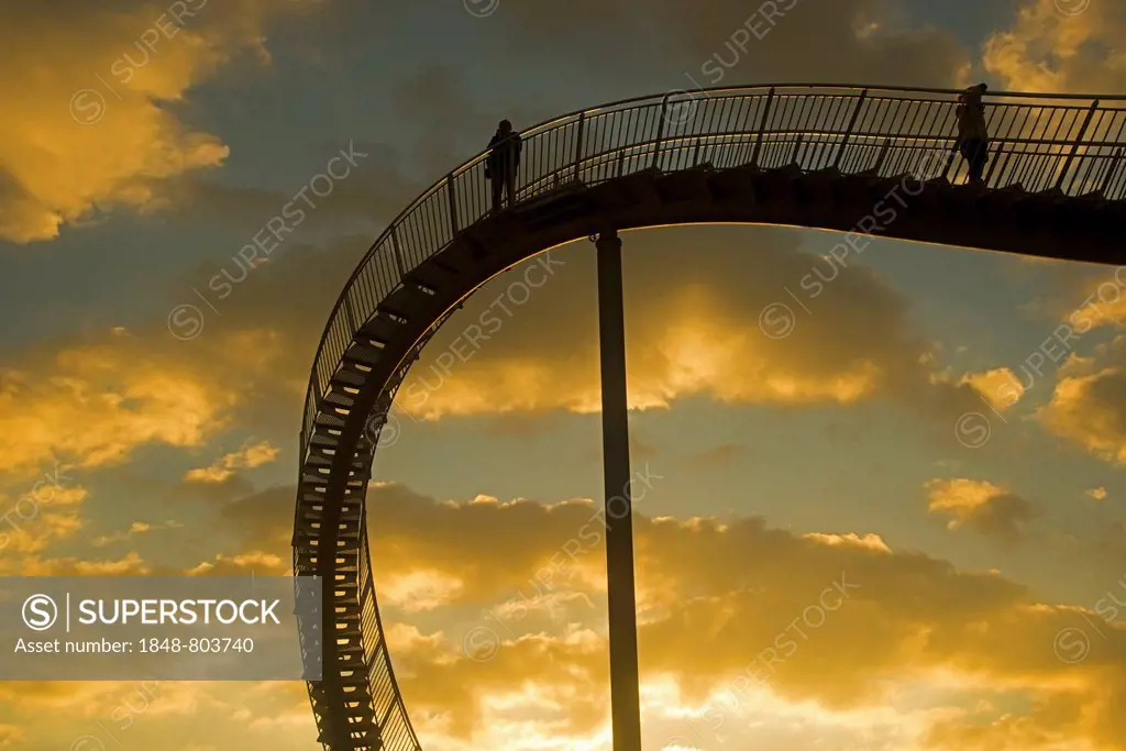 Landmark Tiger & Turtle - Magic Mountain by Heike Mutter and Ulrich Genth, walkable sculpture in the shape of a roller coaster, on the Halde Heinrich-...