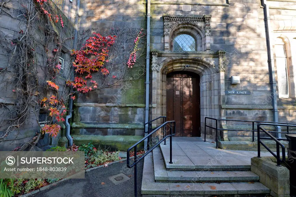 King's College Chapel in autumn, King's College, University of Aberdeen, Old Aberdeen, Aberdeen, Scotland, United Kingdom, Europe
