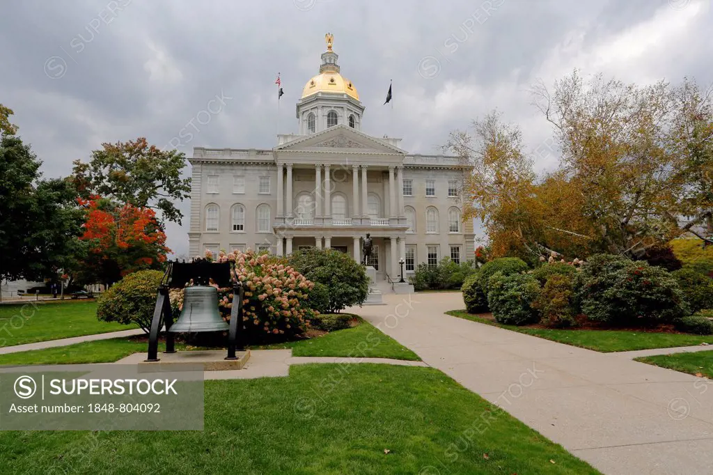 State House, Capitol in Concord, New Hampshire, USA