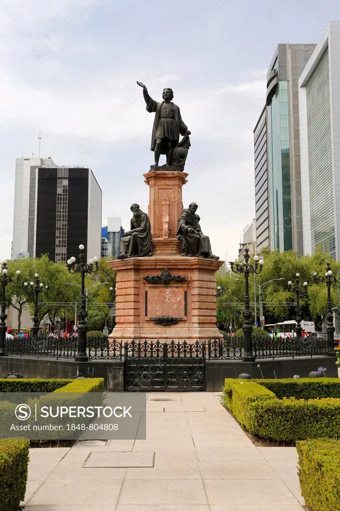Monumento a Colón or Columbus Monument, Mexico City, Federal District, Mexico