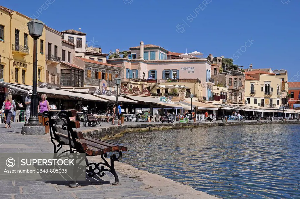 Venetian port, Chania, Crete, Greece