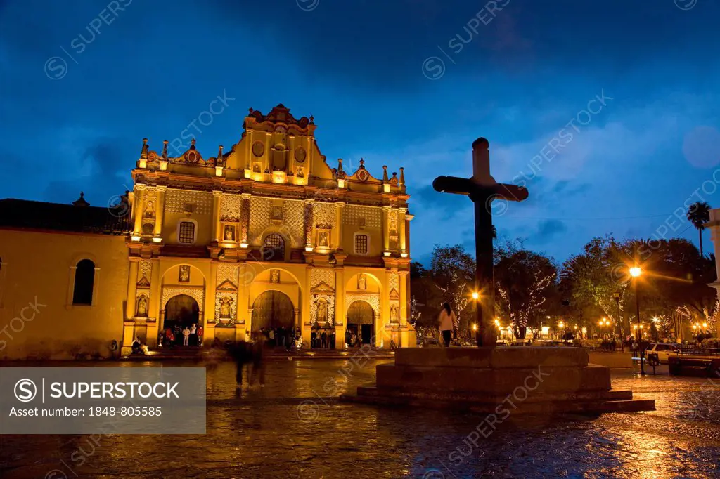 Cathedral, San Cristóbal de las Casas, Chiapas, Mexico