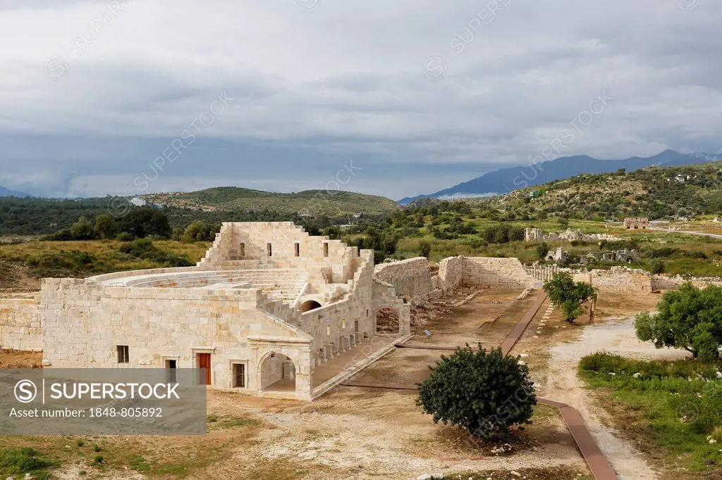 Ancient city of Patara, bouleuterion, Patara, Gelemis, Mediterranean Region, Turkey