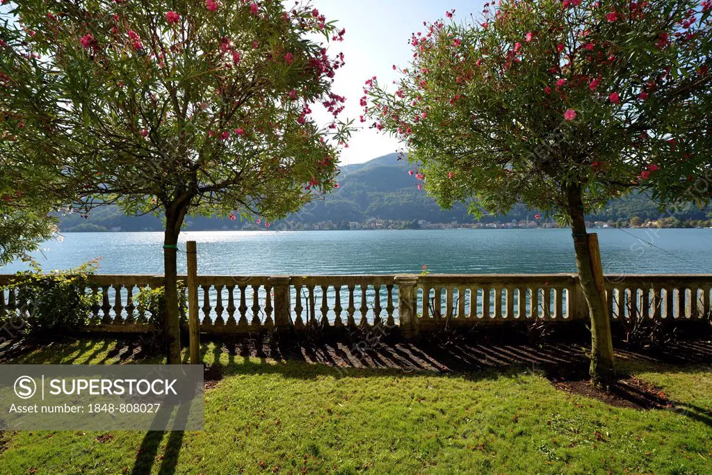 Lake Lugano or Lago di Lugano, Porto Ceresio, Lombardy, Italy