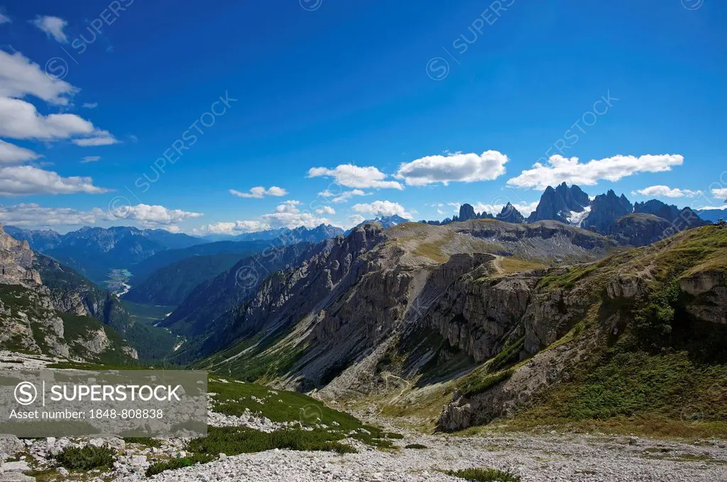 At the Three Peaks, Sextner Dolomiten, South Tyrol province, Trentino-Alto Adige, Italy