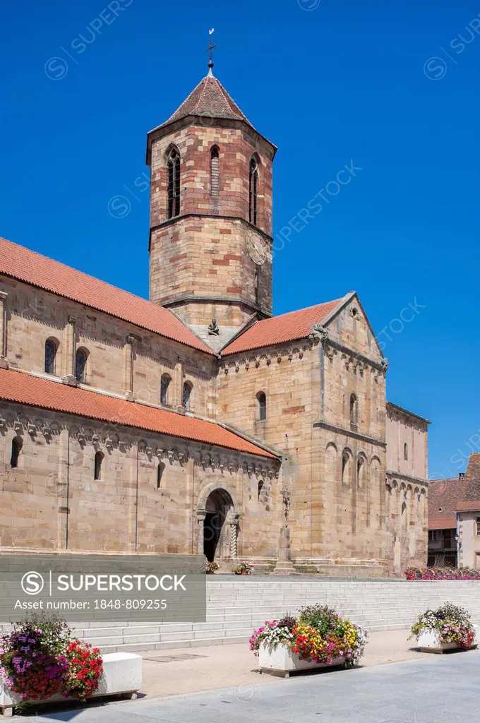 Église Saints-Pierre-et-Paul or St. Peter and St. Paul's Church, Rosheim, Département Bas-Rhin, Alsace, France