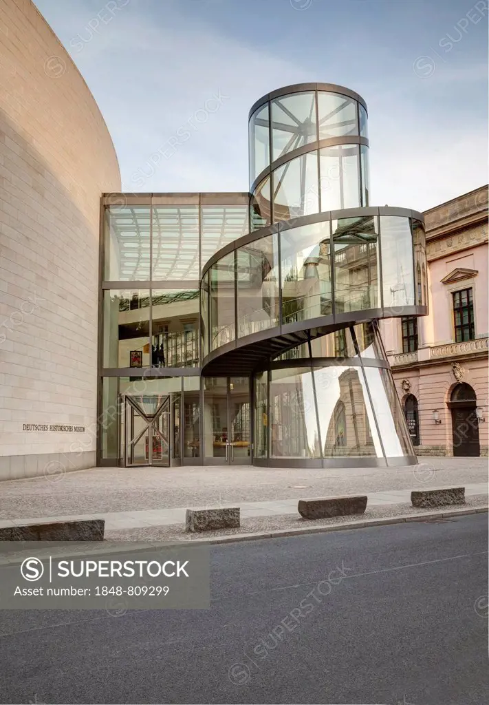 The modern extension of the German History Museum, Deutsches Historisches Museum, Berlin, Berlin, Germany