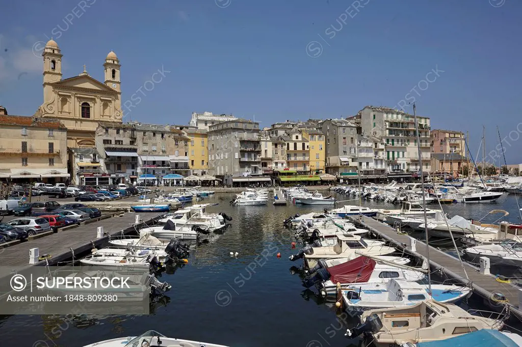 Historic port of Bastia, Bastia, Corsica, France