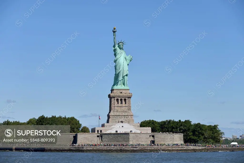Statue of Liberty on Liberty Island, Manhattan, New York City, New York, United States