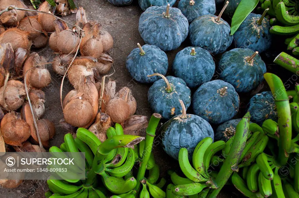 Vegetables for sale at the market, Efate Island, Shefa Province, Vanuatu