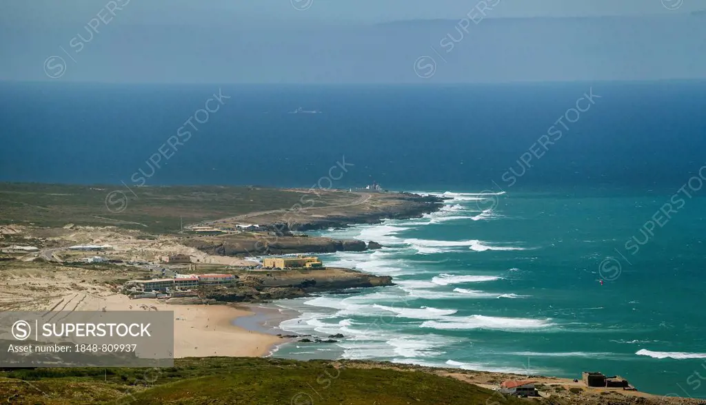 Atlantic Coast, Cabo da Roca, the westernmost point of continental Europe, Sío Joío das Covas, Lisbon District, Portugal