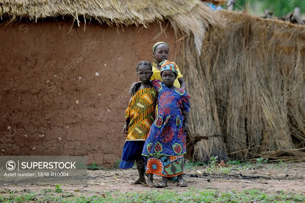 Girls in a village, Garoua, North Region, Cameroon