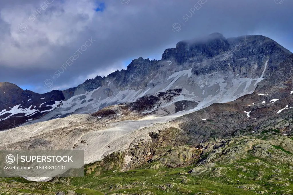 Schneeberger Weisse Mountain, Timmelsalm, Stubaier Alpen, Südtirol, Italy