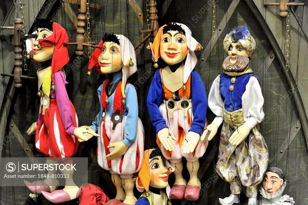 Czech marionettes, Prague, Hlavní mesto Praha, Czech Republic