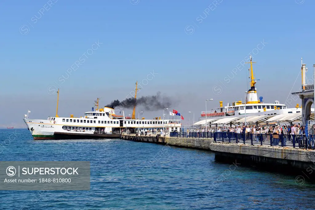 Port of Bueyuekada, Sea of Marmara, Büyükada, Prince Islands, Istanbul, Asian side, Istanbul Province, Turkey