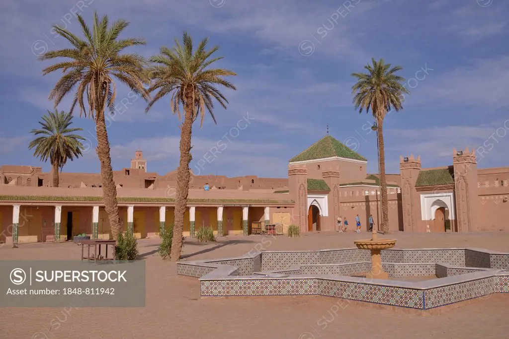 Library of the madrasa, Tamegroute, Souss-Massa-Dra region, Morocco