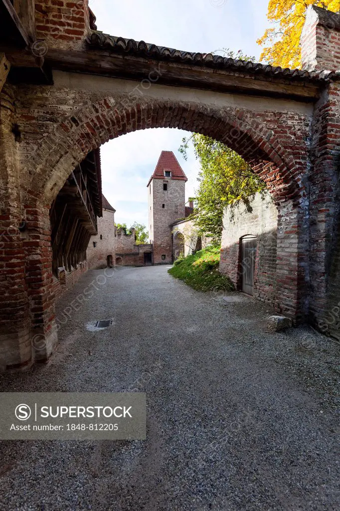 Trausnitz Castle, Landshut, Lower Bavaria, Bavaria, Germany