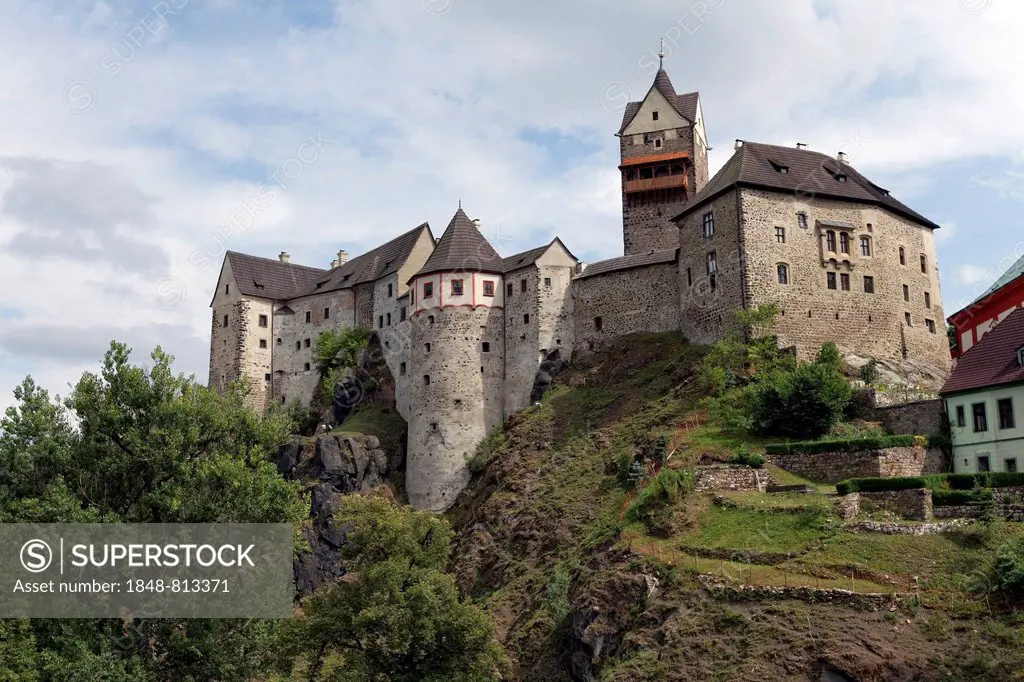 Loket Castle, Loket, Karlovy Vary Region, Bohemia, Czech Republic