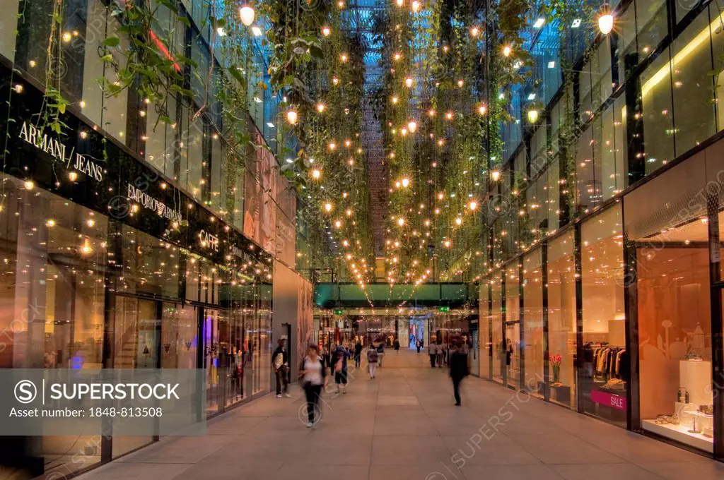 CityQuartier Fuenf Hoefe, shopping mall, Munich, Upper Bavaria, Bavaria, Germany