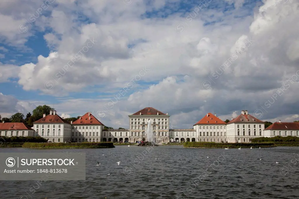 Schloss Nymphenburg Palace and Park, Munich, Upper Bavaria, Bavaria, Germany