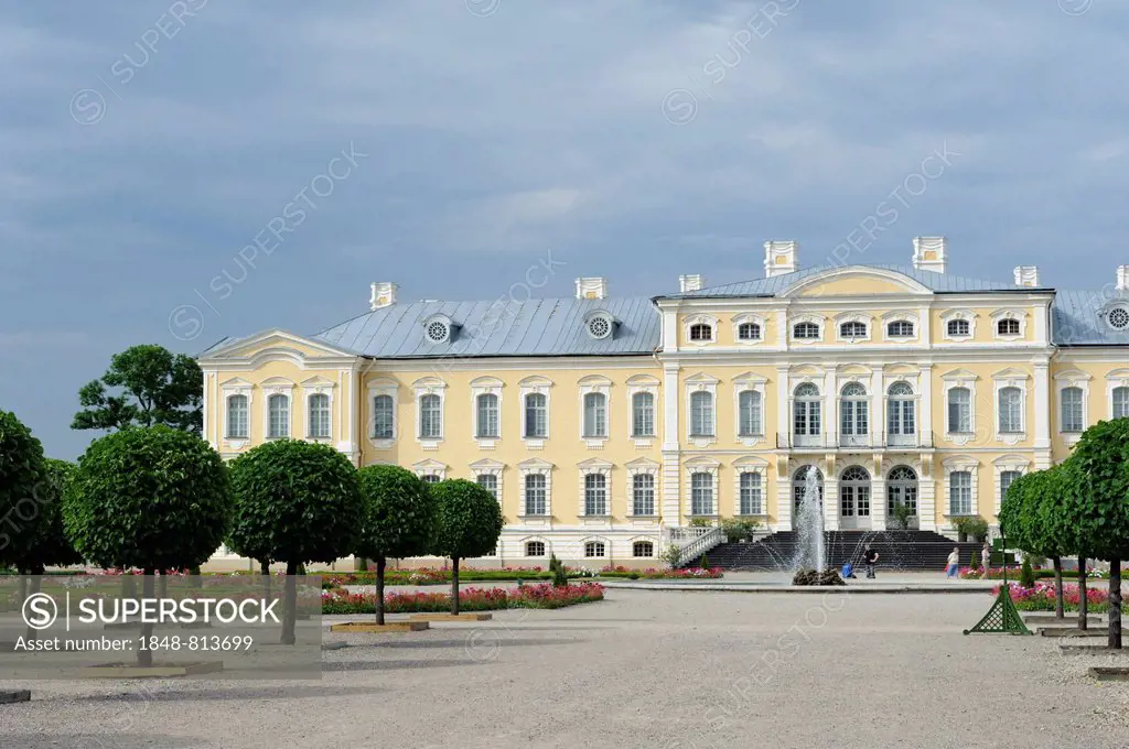 Rundale Palace or Rundales pils, near Bauska, Zemgale, Lithuania