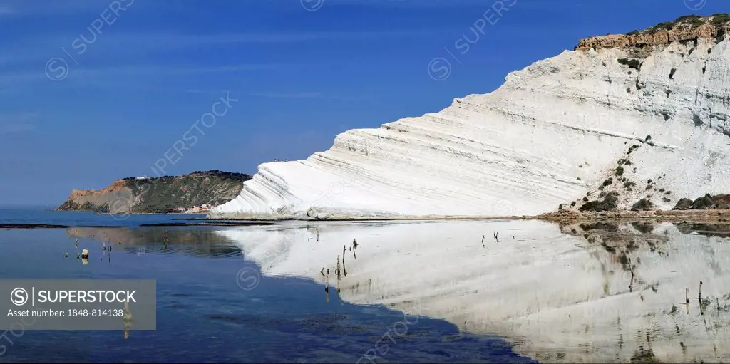 Scala dei Turchi, white rocky coast, Agrigento, Province of Agrigento, Sicily, Italy