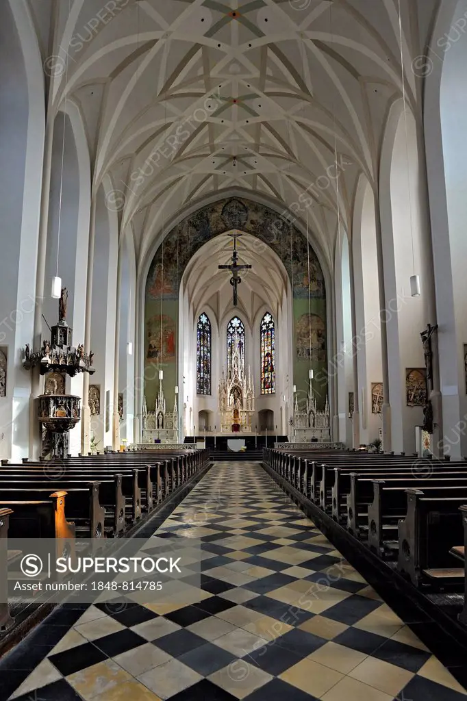 Church Neue Pfarrkirche St. Johann Baptist, Au-Haidhausen, Munich, Upper Bavaria, Bavaria, Germany