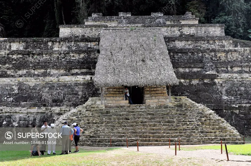 Pre-Columbian Maya archaeological site of Palenque, UNESCO World Cultural Heritage Site, Palenque, Chiapas, Mexico