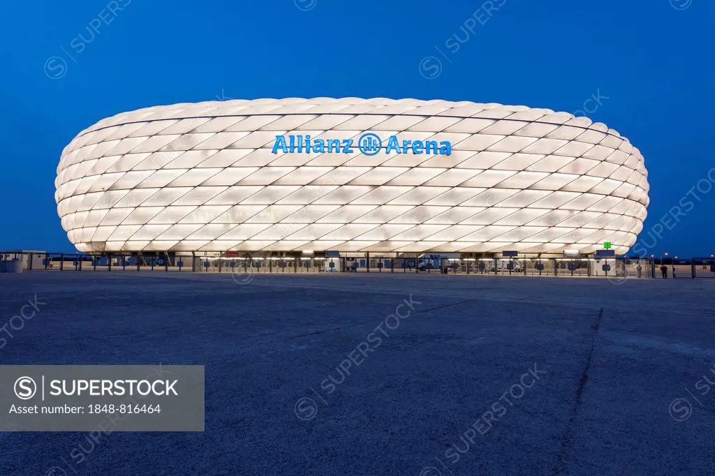 Allianz Arena, football stadium, Munich, Bavaria, Germany