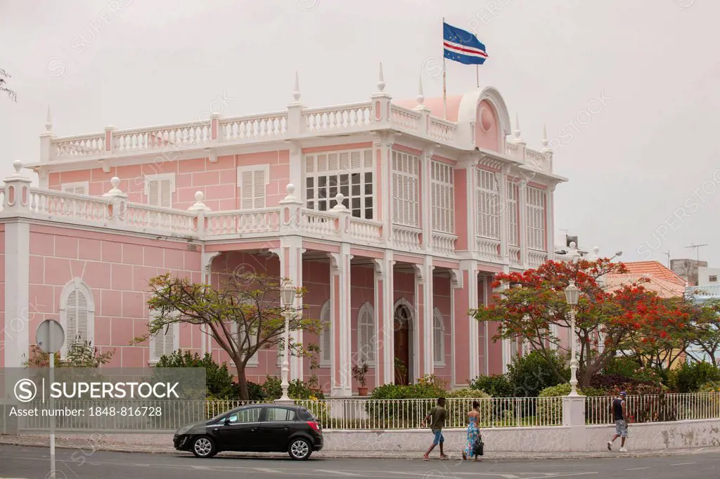 The Palácio do Povo building from the colonial period, Mindelo, Sío Vicente island, Cape Verde