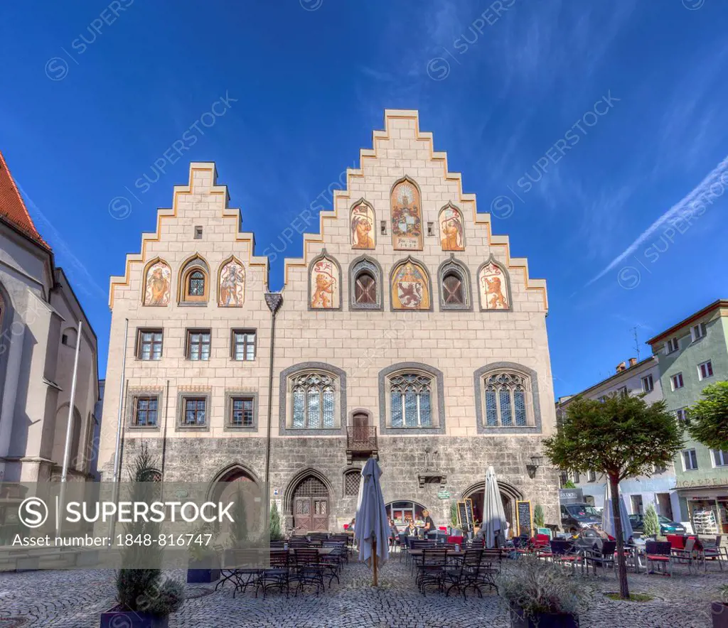 Town Hall, Wasserburg a. Inn, Upper Bavaria, Bavaria, Germany