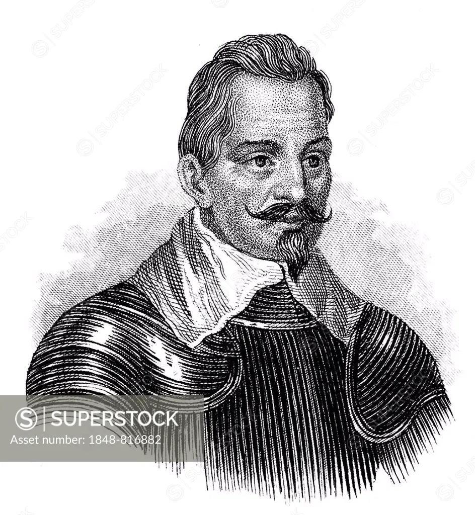 Wallenstein also known as Albrecht Wenzel Eusebius von Waldstein, 1583 - 1634, Duke of Friedland and Sagan, commander of the imperial forces in the Th...