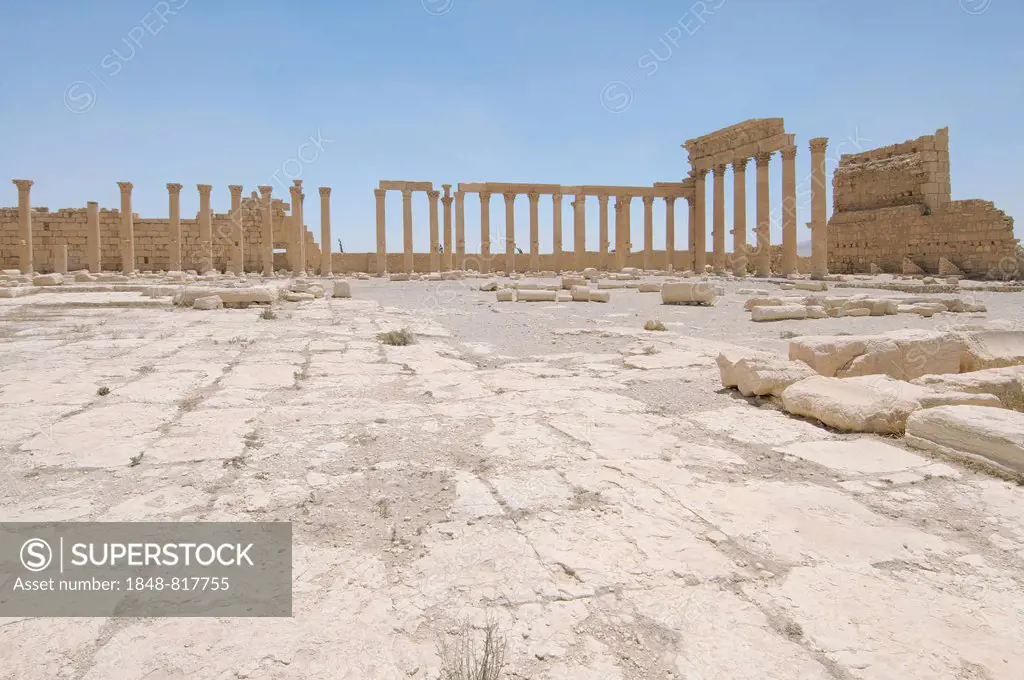 Temple of Bel in the ancient city of Palmyra, Palmyra District, Homs Governorate, Syria