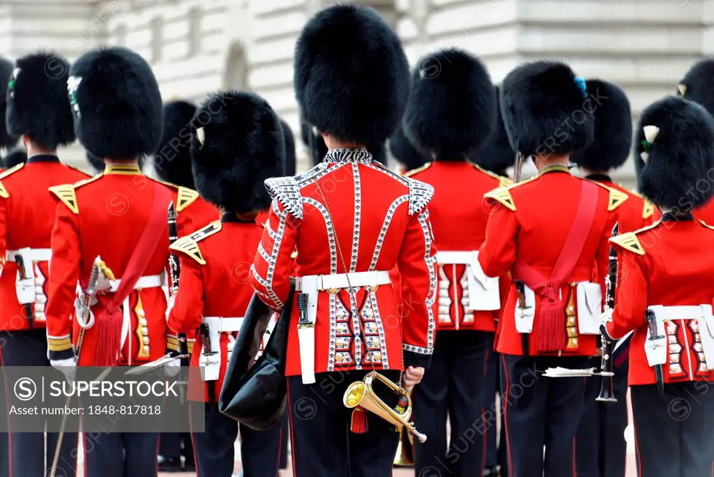 Queen's Guard, Changing the Guard, Buckingham Palace, London, London area, England, United Kingdom