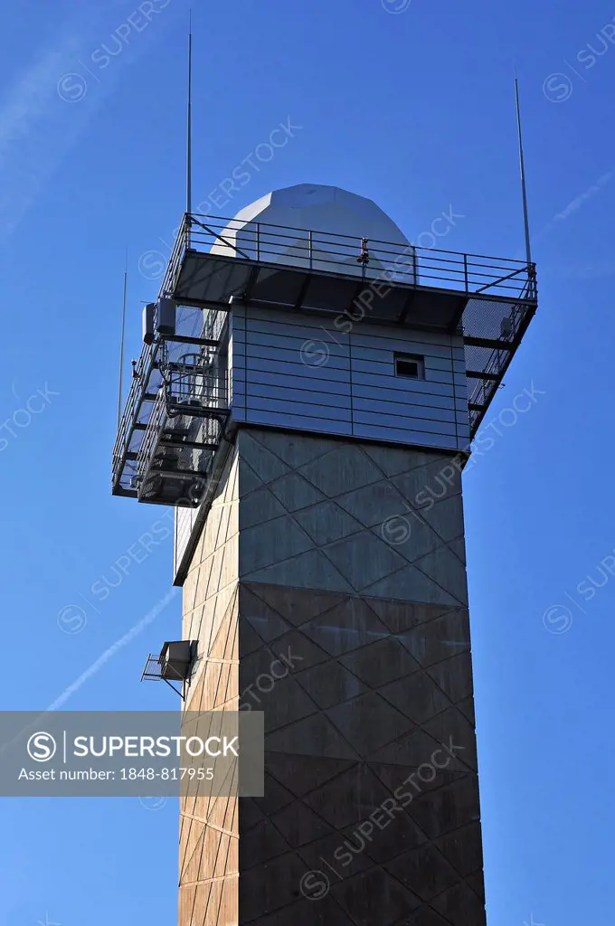 Weather radar station, Offenthal, Dreieich, Hesse, Germany