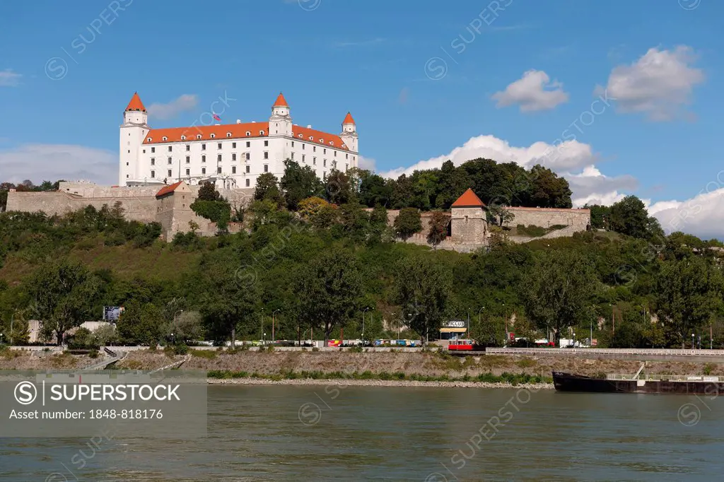 Bratislava Castle on the Danube, Bratislava, Slovakia