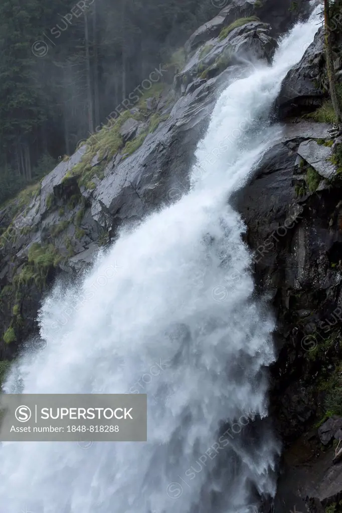 Lower Krimml Waterfall, National Park Hohe Tauern, Salzburg, Austria