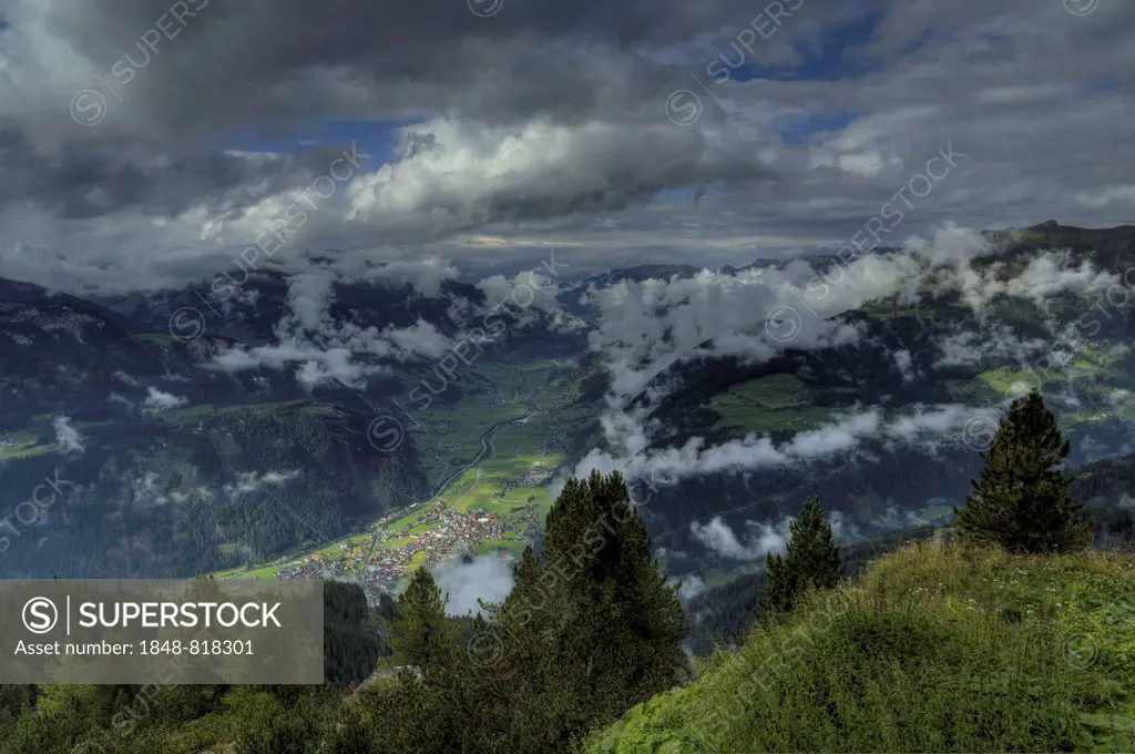Ahorn Mountain, Zillertal valley, Tyrol, Austria