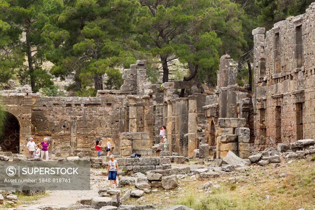 Ruins of the ancient city of Lyrbe or Seleucia, Manavgat, Antalya Province, Turkey