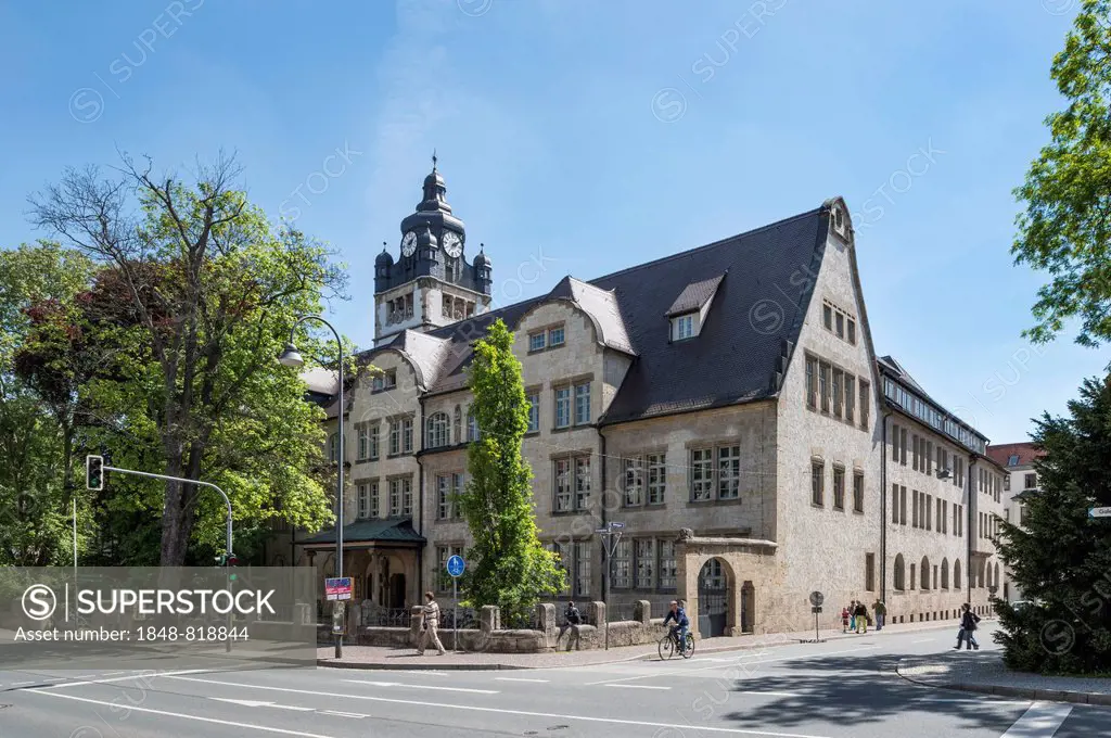 Main building, Friedrich Schiller University, Jena, Thuringia, Germany