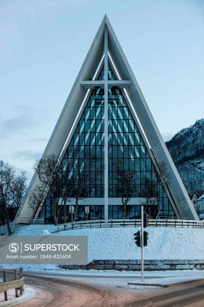 Arctic Cathedral, architect Jan Inge Hovig, Tromso, Troms, Norway