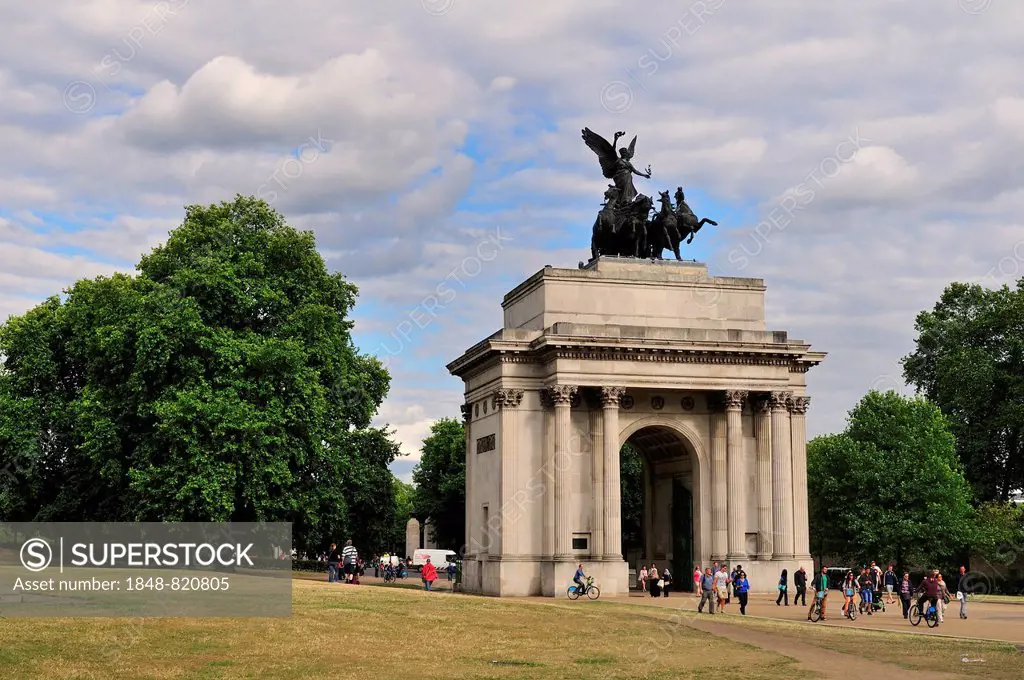 Wellington Arch, Hyde Park, City of Westminster, London, England, United Kingdom