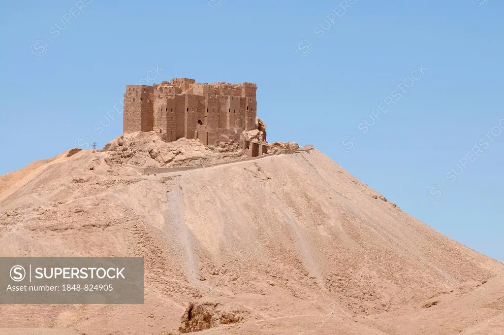 Fakhr-al-Din al-Maani Castle, a medieval Arab fortress, UNESCO World Heritage Site, Palmyra, Tadmur, Palmyra District, Homs Governorate, Syria