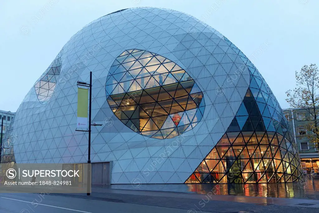 &quot;The Blob&quot;, futuristic building, Eindhoven, North Brabant, Netherlands