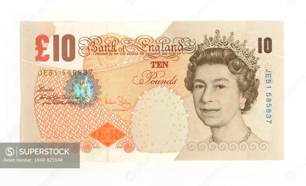 10 Pound Sterling note, banknote, front