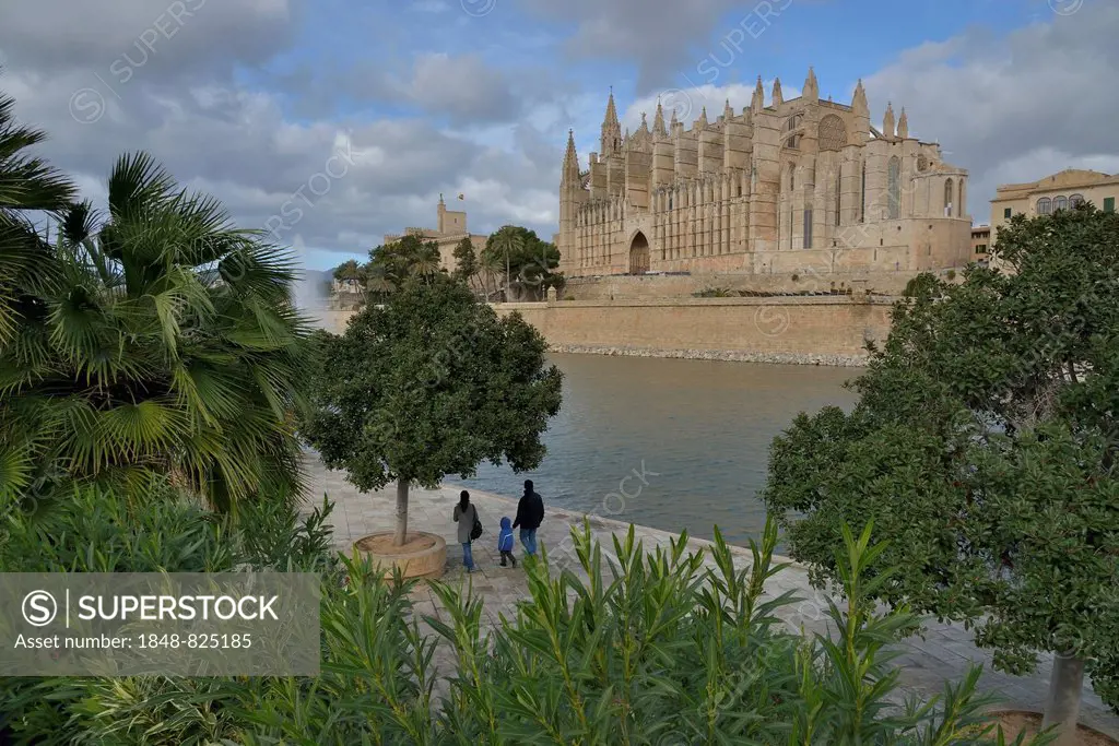La Seu Cathedral, Palma Cathedral, Palma, Majorca, Balearic Islands, Spain
