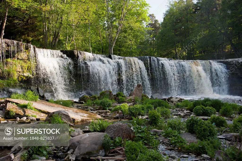Keila Waterfall, Keila-Joa, Harju County, Estonia, Baltic States