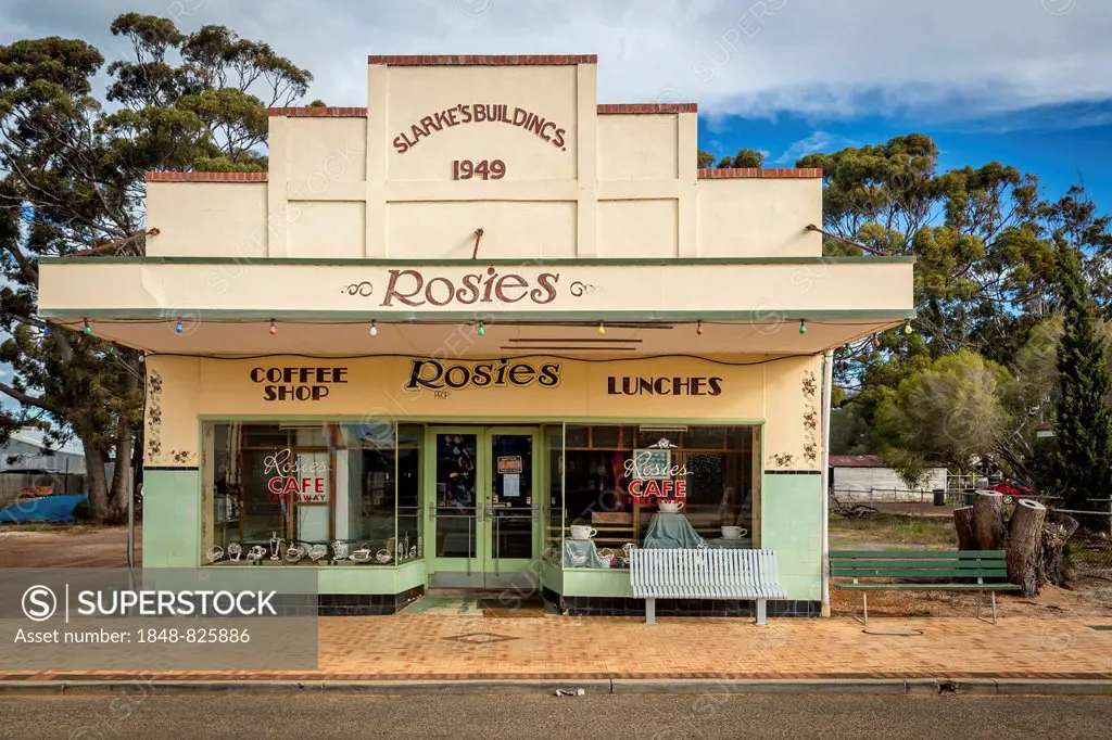 Rosie's Coffee Shop, traditional cafe in the Eastern Wheatbelt region, Lake Grace, Western Australia, Australia